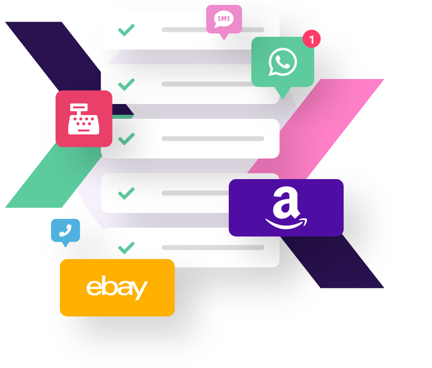 Versandkommunikation möglich über mehrere Mandanten, sowohl Marktplätze als auch Onlineshops