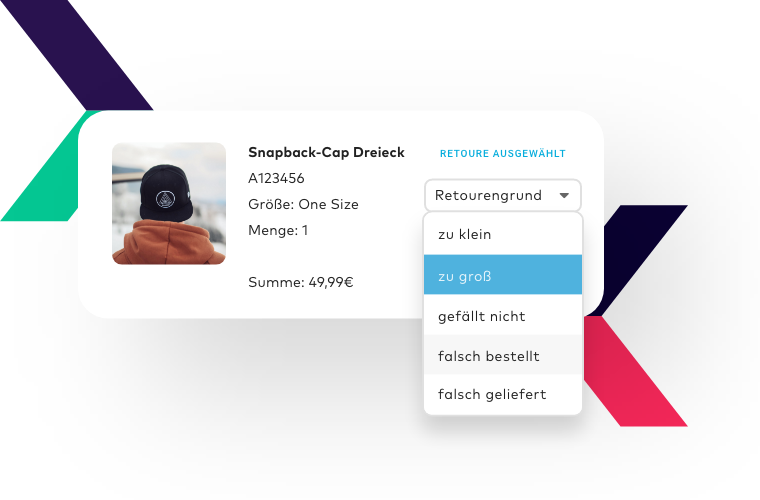 Frage aktiv nach Retourengründen und lerne daraus, um ein präventives Retourenmanagement aufzubauen.