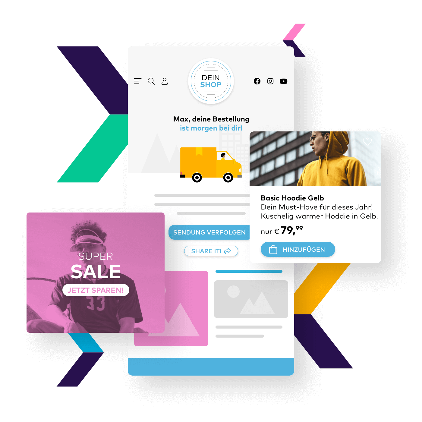 Mit PAQATO erhöht dein Marketing während der Paketreise den Shop-Traffic, macht aus Einmalkäufern echte Stammkunden und und lässt Shop-Bewertungen durch die Decke gehen.