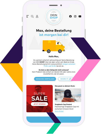 speaq - zustellung morgen