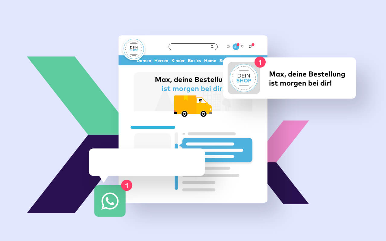 Beitragsbild Versandnachrichten im eigenen Design